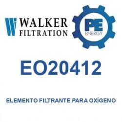 Walker Filtration EO20412 - Walker EO20412 Elemento filtrante de repuesto para servicio de oxígeno serie Alpha