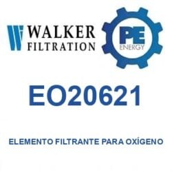 Walker Filtration EO20621 - Walker EO20621 Elemento filtrante de repuesto para servicio de oxígeno serie Alpha