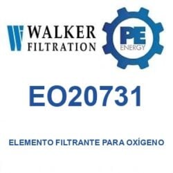 Walker Filtration EO20731 - Walker EO20731 Elemento filtrante de repuesto para servicio de oxígeno serie Alpha