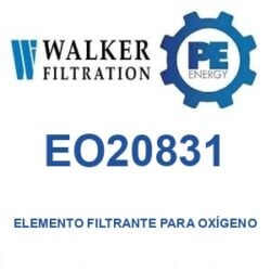 Walker Filtration EO20831 - Walker EO20831 Elemento filtrante de repuesto para servicio de oxígeno serie Alpha