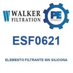 Walker Filtration ESF0621 - Walker ESF0621 Elemento filtrante de repuesto libre de silicona serie Alpha