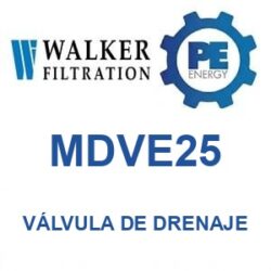 Walker Filtration MDVE25 - Walker MDVE25 Válvula de drenaje serie Alpha