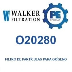 Walker Filtration O20280 - Walker O20280 Filtro de partículas para servicio de oxígeno serie Alpha