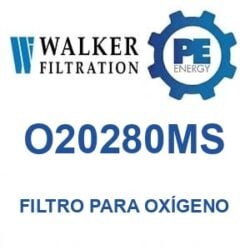 Walker Filtration O20280MS - Walker O20280MS Filtro para servicio de oxígeno serie Alpha