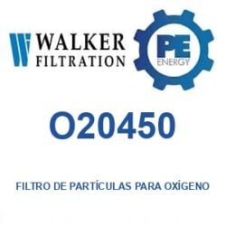 Walker Filtration O20450 - Walker O20450 Filtro de partículas para servicio de oxígeno serie Alpha