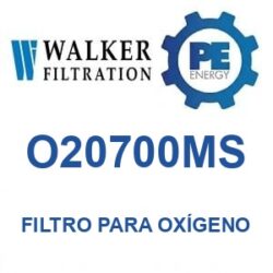 Walker Filtration O20700MS - Walker O20700MS Filtro para servicio de oxígeno serie Alpha