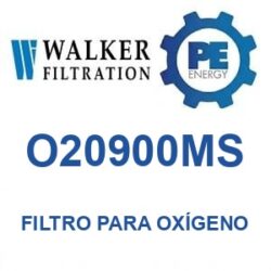 Walker Filtration O20900MS - Walker O20900MS Filtro para servicio de oxígeno serie Alpha