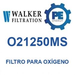 Walker Filtration O21250MS - Walker O21250MS Filtro para servicio de oxígeno serie Alpha