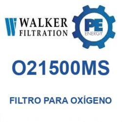 Walker Filtration O21500MS - Walker O21500MS Filtro para servicio de oxígeno serie Alpha