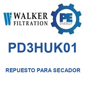 Walker Filtration PD3HUK01 - Walker PD3HUK01 Repuesto para secador de aire serie PROSFD