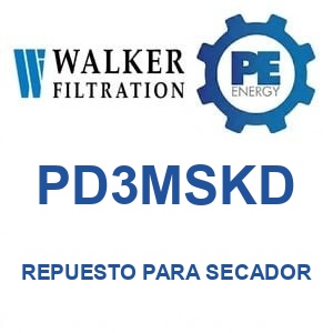 Walker Filtration PD3MSKD - Walker PD3MSKD Repuesto para secador de aire serie PROSFD