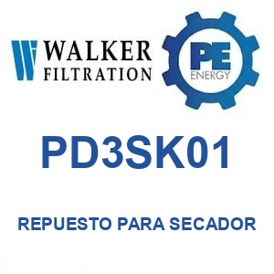 Walker Filtration PD3SK01 - Walker PD3SK01 Repuesto para secador de aire serie PROSFD