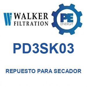 Walker Filtration PD3SK03 - Walker PD3SK03 Repuesto para secador de aire serie PROSFD