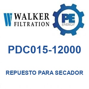 Walker Filtration PDC015-12000 - Walker PDC015-12000 Repuesto para secador de aire serie PROSFD