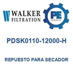 Walker Filtration PDSK0110-12000-H - Walker PDSK0110-12000-H Repuesto para secador de aire serie PROSFD
