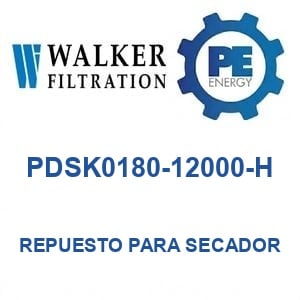 Walker Filtration PDSK0180-12000-H - Walker PDSK0180-12000-H Repuesto para secador de aire serie PROSFD