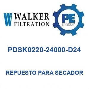 Walker Filtration PDSK0220-24000-D24 - Walker PDSK0220-24000-D24 Repuesto para secador de aire serie PROSFD