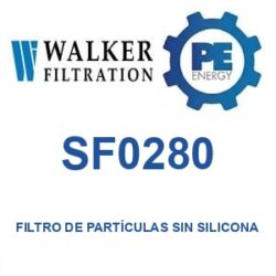 Walker Filtration SF0280 - Walker SF0280 Filtro de partículas libre de silicona serie Alpha