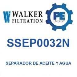 Walker Filtration SSEP0032N - Walker SSEP0032N Separador de aceite y agua