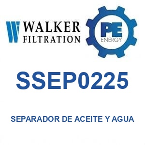 Walker Filtration SSEP0225 - Walker SSEP0225 Separador de aceite y agua