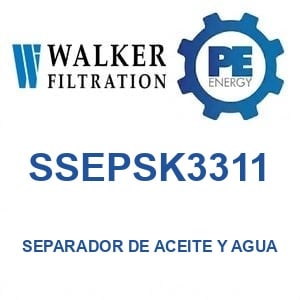 Walker Filtration SSEPSK3311 - Walker SSEPSK3311 Separador de aceite y agua