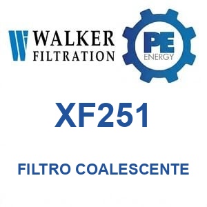 Walker Filtration XF251 - Walker XF251 Filtro coalescente serie PRO XF