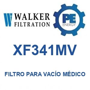 Walker Filtration XF341MV - Walker XF341MV Filtro para vacío médico serie PRO MV