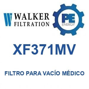 Walker Filtration XF371MV - Walker XF371MV Filtro para vacío médico serie PRO MV